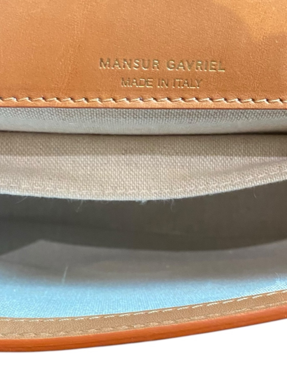Mansur Gavriel Classic Crossbody Italian Leather Flap Front Crossbody Bag - Picture 10 of 10
